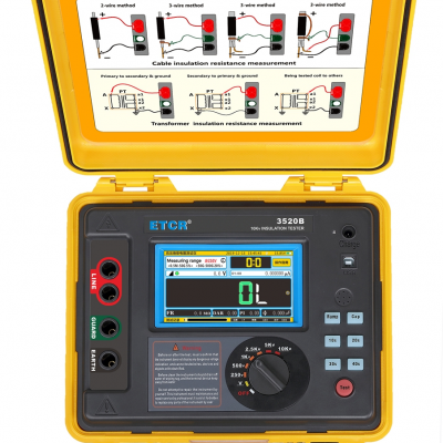 TesterMeter-ETCR3520B-10KV/20TΩ/7mA High voltage Insulation Resistance Tester,megger,megaohmmeter