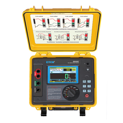 TesterMeter-ETCR3520C-15KV,30TΩ,7mA High voltage Insulation Resistance Tester,megger,megaohmmeter-Xtester.cn