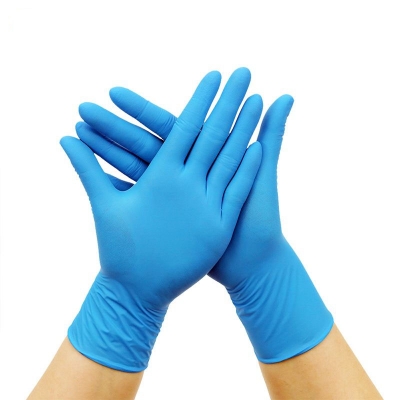 TesterMeter-9 inch 4.5g blue disposable Nitrile Gloves