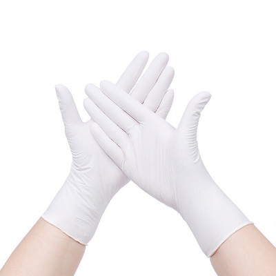 TesterMeter-9 inch 3.5g White Nitrile Exam Disposable Glove