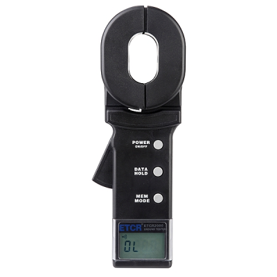 TesterMeter-ETCR2000 Clamp Earth Resistance Tester 0.010Ω~1000Ω,CT Size: 55mmX32mm,Ground Resistance Clamp meter