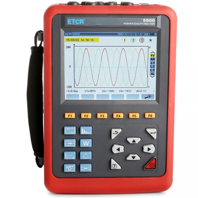 TesterMeter-ETCR5000-Three phase intelligent Power Quality Analyzer,3phase power quality meter-Xtester.cn