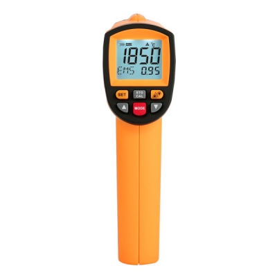 TesterMeter-200~1850℃ High Temperature Infrared Sensor Digital Infrared Thermometer Gun For Industry GM1850