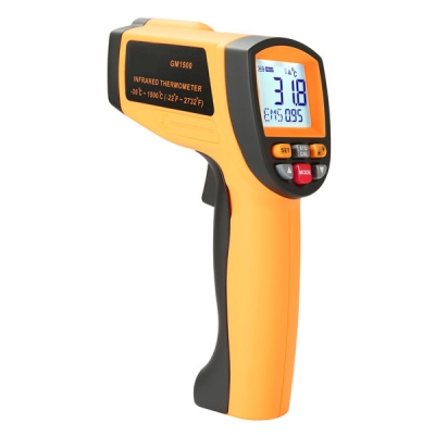 TesterMeter-Digital Infrared Thermodetector Non-contact Wireless LCD Digital Infrared Thermometer GM1500