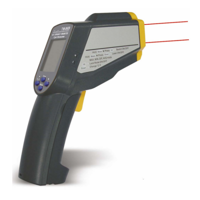 Testermeter- Dual laser targeting, + type K thermometer 1,000 INFRARED ℃ THERMOMETERTM-969