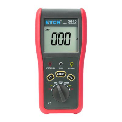 TesterMeter-ETCR3040 Digital Ground Resistance Tester