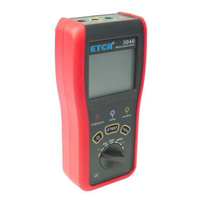 TesterMeter-ETCR3040 Digital Ground Resistance Tester