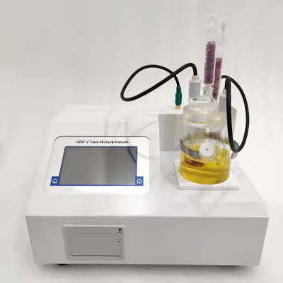 Testermeter-TAF02 Transformer Oil Moisture Content Tester Karl Fischer Coulomb Laboratory Oil Trace Water Analyzer