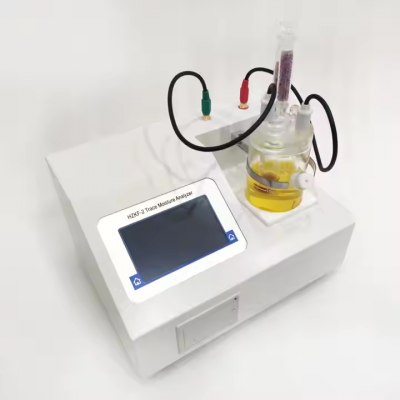 Testermeter-TAF02 Transformer Oil Moisture Content Tester Karl Fischer Coulomb Laboratory Oil Trace Water Analyzer