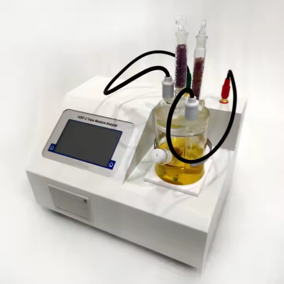 Testermeter-TAF02 Transformer Oil Moisture Content Tester Karl Fischer Coulomb Laboratory Oil Trace Water Analyzer