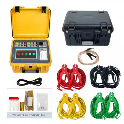 testermeter-ZTR630 Transformer Turn Ratio Meter with Winding Resistance Tester Transformer Testing High Voltage Resistance Equipement