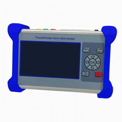 testermeter-TTR762 English/Spanish Handheld Three Phase Voltage Transformer Turns Ratio Tester Built-in Battery Turns Ratio Group Meter TTR