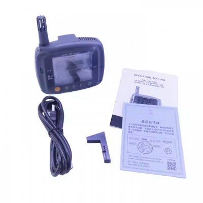 testermeter-AZ88081 Wall-mounted Large LCD Temperature & Humidity USB Data Logger Temp. & RH% Monitor Record