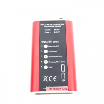 testermeter-Mitech MT660 Digital Muti-mode Ultrasonic Thickness Gauge Pulse-echo and Echo-echo Thickness Meter