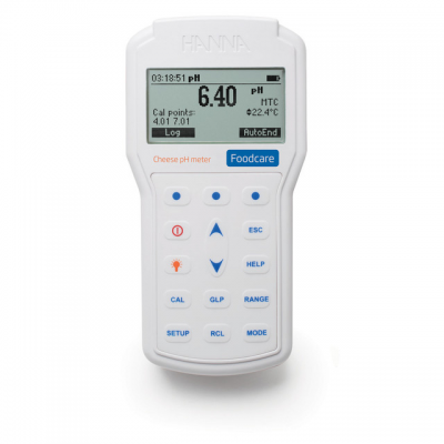 Testermeter-HANNA HI98165 Professional Portable Cheese pH Meter