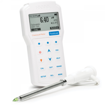 Testermeter-HANNA HI98165 Professional Portable Cheese pH Meter