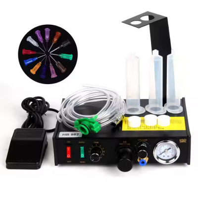 Testermeter-HB982 Epoxy Resin Dispensing Controllers Liquid Glue Dispensing Machine Bench Automatic Glue Dispensing Machine