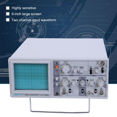 Testermeter-LW L-5040 40MHZ Laboratory Double Channel Analog Oscilloscope Portable Oscilloscope