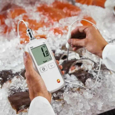 Testermeter-Testo 108-2 Quick Spot Digital Temperature Measuring Instrument With Lockable Probe for Food