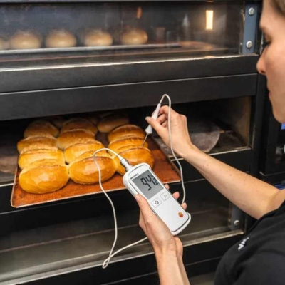 Testermeter-Testo 108-2 Quick Spot Digital Temperature Measuring Instrument With Lockable Probe for Food
