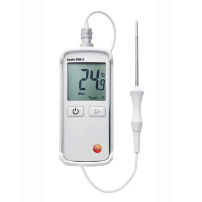 Testermeter-Testo 108-2 Quick Spot Digital Temperature Measuring Instrument With Lockable Probe for Food