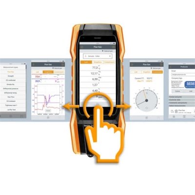 Testermeter-Original and Brandnew Testo 300 Flue Gas Tester (O2, CO up to 4,000 Ppm) Digital Flue Gas Analyzer Testo 300 Kit