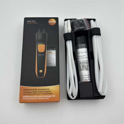 Testermeter-Compact Testo 510i Differential Pressure Measuring Meter, Smart Design Handy Type Digital Pressure Meter