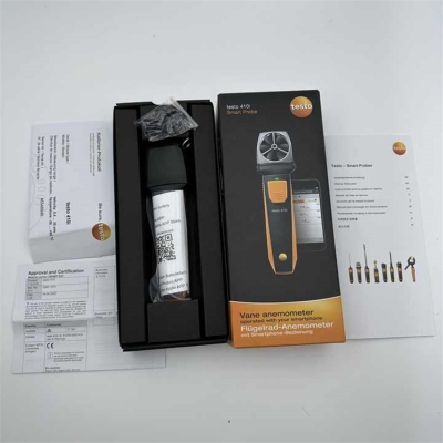 Testermeter-air Velocity, Volume Flow and Temperature Digital Vane Anemometer Testo 410i (0560 1410)