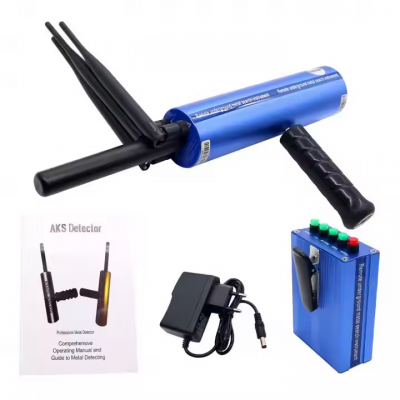 Testermeter-AKS 25M Handheld Industrial Metal Detector Long Range Gold Gems Diamond Finder with Three Antennas