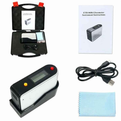 Testermeter-Original Factory Price ETB-0686 Gloss Meter Glossmeter 0-200Gu for Paint Marble Ceramic Tile Etc. ETB0686 Surface Gloss Meter