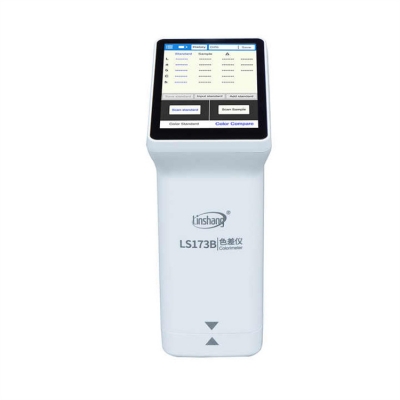 Testermeter-Linshang LS173 Smart Touch Screen Colorimeter Color Meter Tester for Coating Ceramic Plastic Paint Color Measure