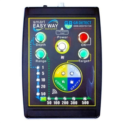 Testermeter-GR DETECT Easy Way Metal Detector Professional Deep Seeking Detector Underground Depth Scanner