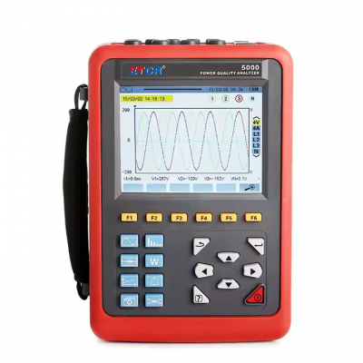 Testermeter-ETCR5000 Comprehensive Analysis of Voltage Current Power and Electrical Power Quality Logger Energy Power Quality Analyzer