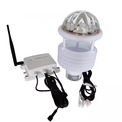 Testermeter-Cheap Integrated Smart Sensor Ultrasonic Hidden Probe Wind Speed/Direction IR rainfall Weather Station with Lorawan Collector