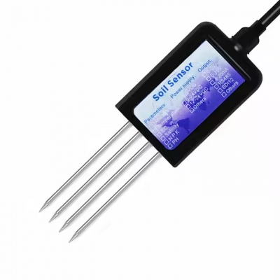 Testermeter-Wholesale Smart Farming Digital Soil Moisture Temperature EC PH Probe Meter Sensor Connecting Mobile Phone Portable Soil Tester