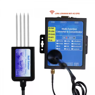 Testermeter-Wholesale Smart Farming Digital Soil Moisture Temperature EC PH Probe Meter Sensor Connecting Mobile Phone Portable Soil Tester