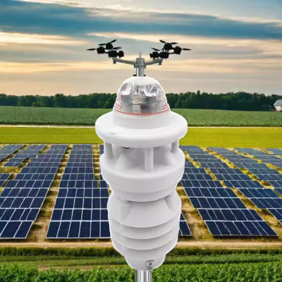 Testerneter-CE SDI12 Mini 10 in 1 Easy Install Agricultural LORA LORAWAN GPRS 4G WIFI Highway Weather Station