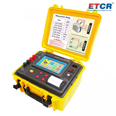 Testermeter-ETCR3670 Highly Durable and Protective Transformer DC Resistance Tester for Outdoor Work