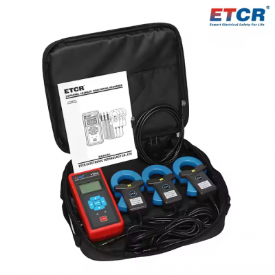 Testermeter-ETCR8300A Highly Accurate and Anti-Interference Three Channel Clamp Current Tester