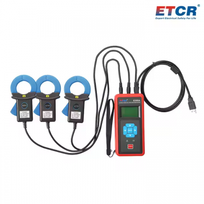 Testermeter-ETCR8300A Highly Accurate and Anti-Interference Three Channel Clamp Current Tester