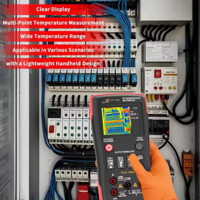 Testermeter-ZT-R01 Portable HD Infrared Thermal Imager and Digital Multimeter 2-in-1 Push-Button Oscilloscope for Electricians