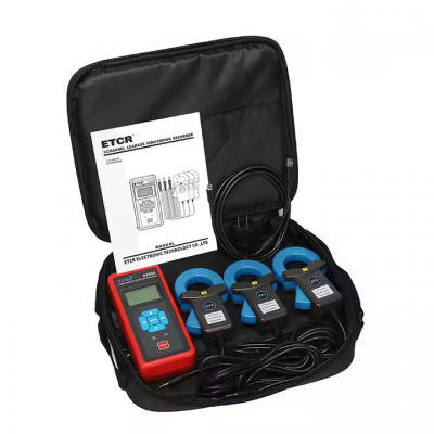 Testermeter-ETCR8300A Highly Accurate and Anti-Interference Three Channel Clamp Current Tester