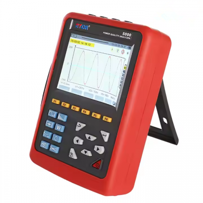 Testermeter-ETCR5000 Comprehensive Analysis of Voltage Current Power and Electrical Power Quality Logger Energy Power Quality Analyzer