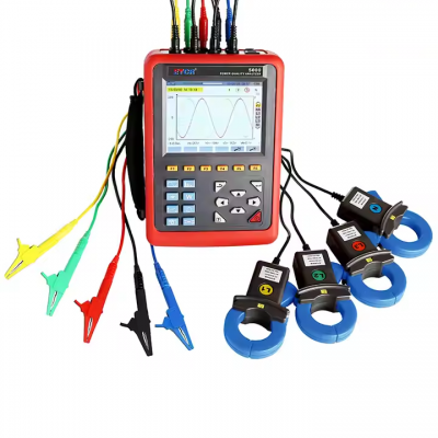 Testermeter-ETCR5000 Comprehensive Analysis of Voltage Current Power and Electrical Power Quality Logger Energy Power Quality Analyzer