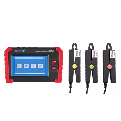 Testermeter-ETCR4400 Automatic Measurement Possible Colorful Touch Screen 3-Phase Phase Voltammeter