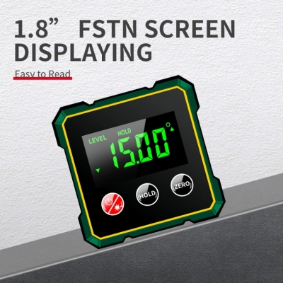 Testermeter- JC-100-4 Multifunction Measurable Angles and Slopes, Digital Level, Box Angle Detector, Slope Gauge, Cube Protractor, Inclinometer, Inclination Ruler