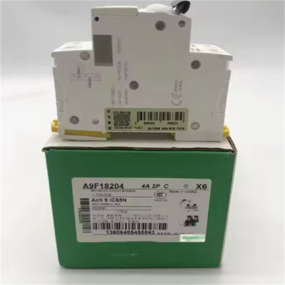 Testermeter-Acti 9 IC65N Mini Breaker Tripping Curve C 2P 4A Magnetic Circuit Breaker A9F18204