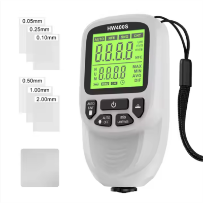 Testermeter-HW-400S Car Thickness Gauge High Precision Industrial Iron Aluminum Coating Thickness Gauge Automotive Paint Thickness Gauge