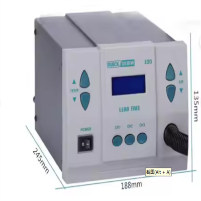 Testermeter-861dw-1000W Microcomputer Heat Gun QUICK 861DW Rework Station 220v/110V Hot Air Soldering for Mobile Phones Lead-Free Equipments