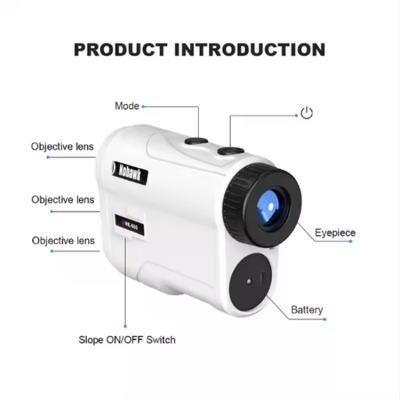 Testermeter-NKG-1000-G-LI-W-L-Range Finder Laser Range Finder 6.5X Magnification Rechargeable Golf Rangefinder with Slope Flag Pole Locking Vibration Function